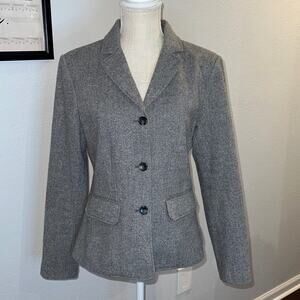 Eddie Bauer Wool Blend Blazer - Size 10